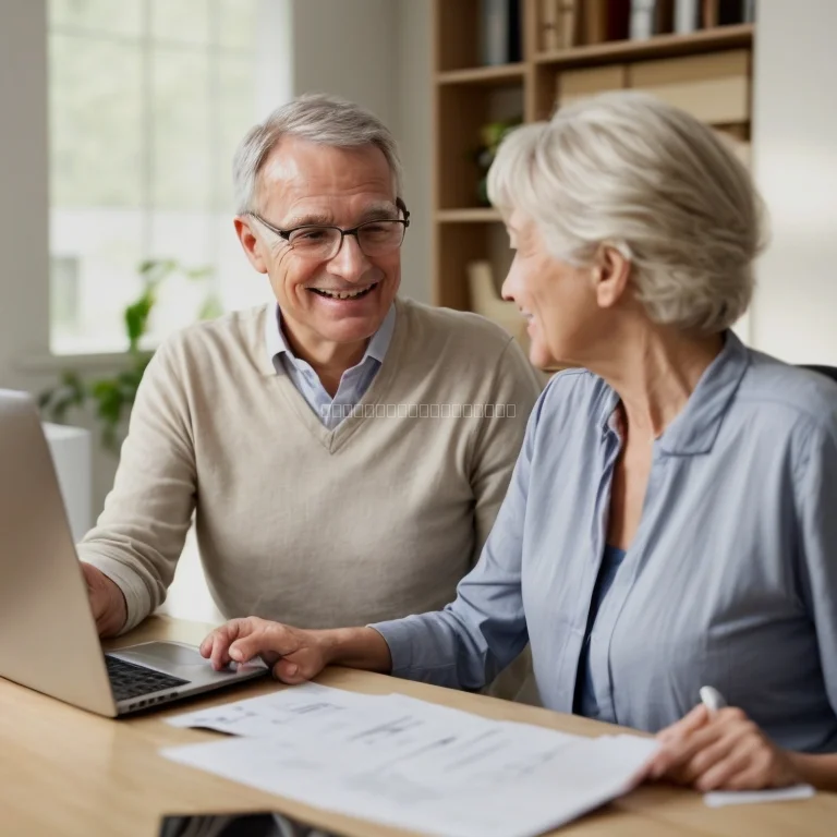 Insurance documents and calculator on desk